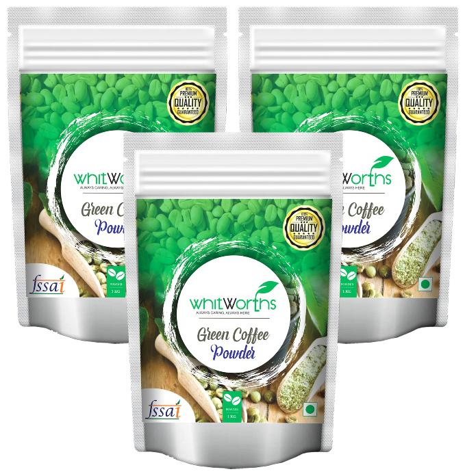 

Whitworths Premium Green Coffee Beans Powder 1 kg ( Pack Of 3 )