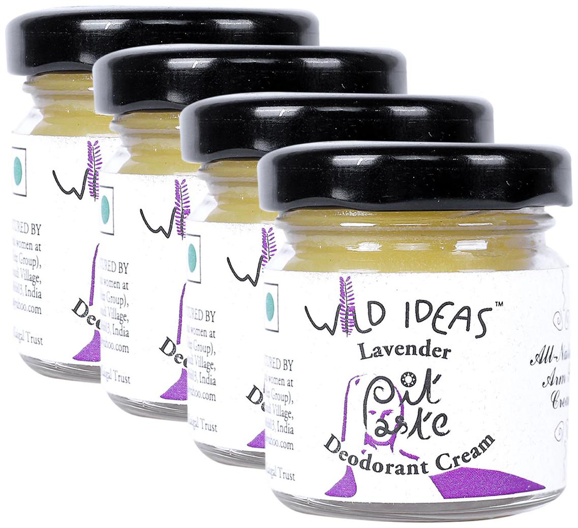 

Wild Ideas Pit Paste Deodorant Cream Lavender 30 g (Pack of 4)