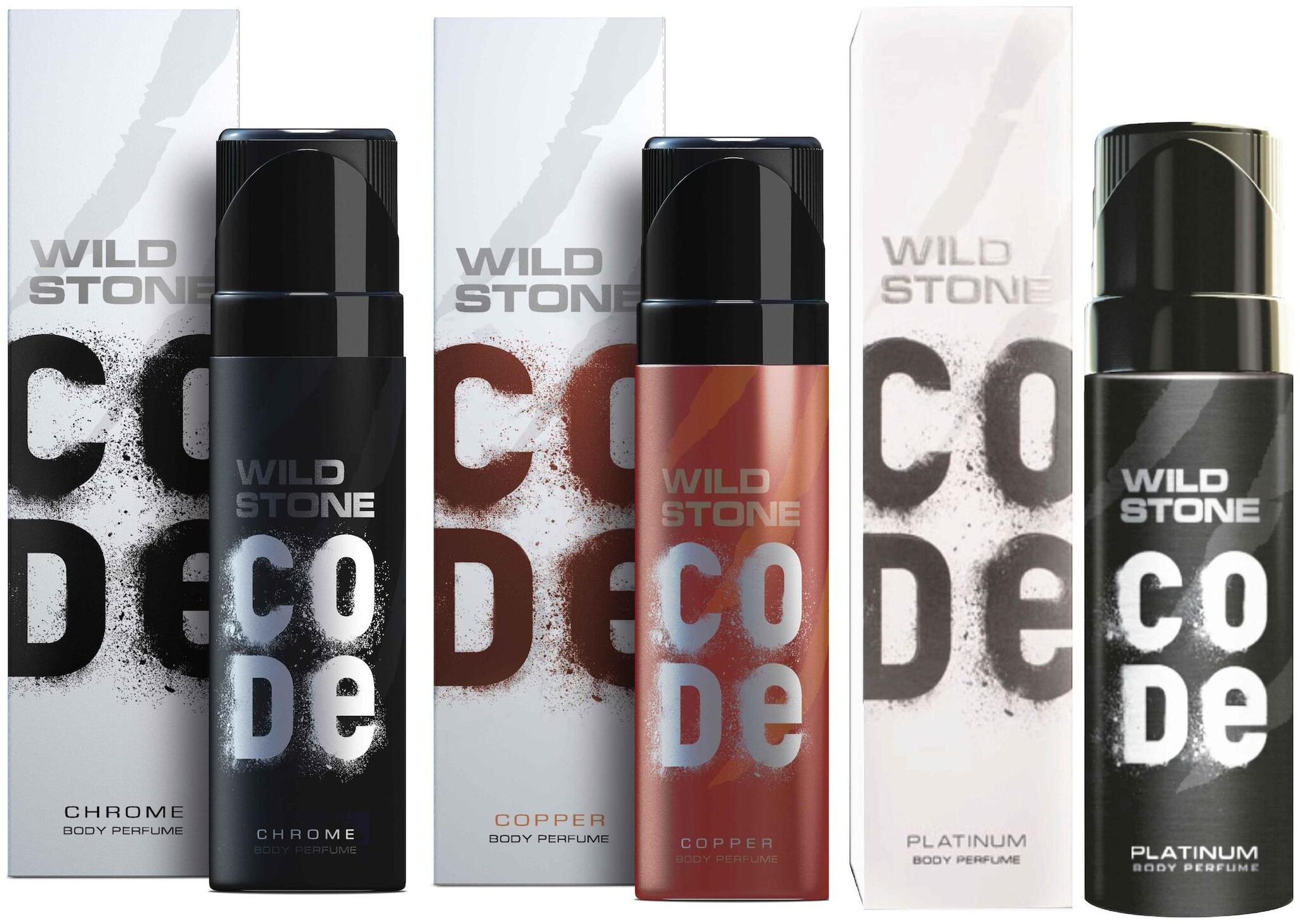 

Wild Stone Code Chrome Copper Platinum Combo