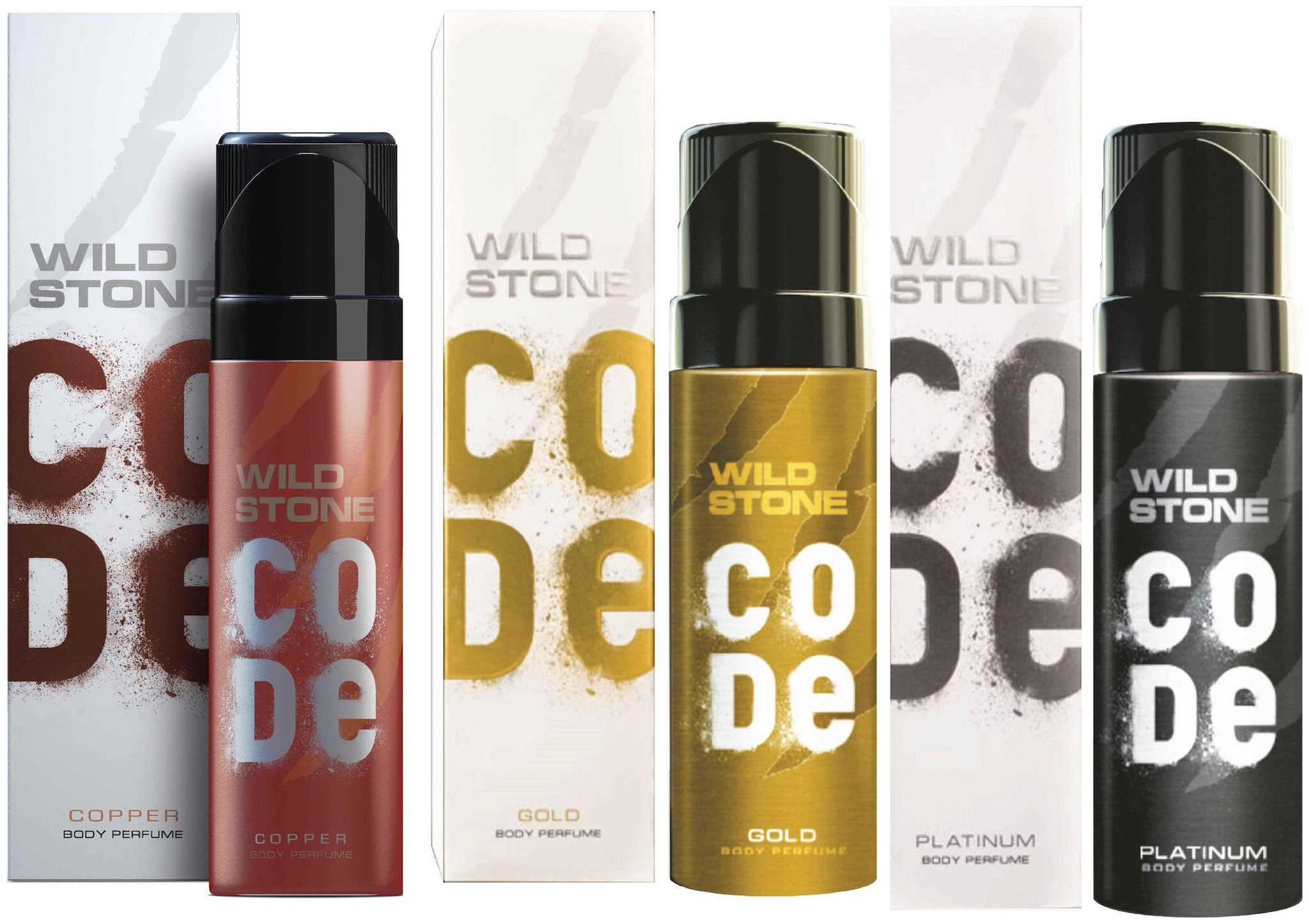 

Wild Stone Code Copper Gold Platinum Combo
