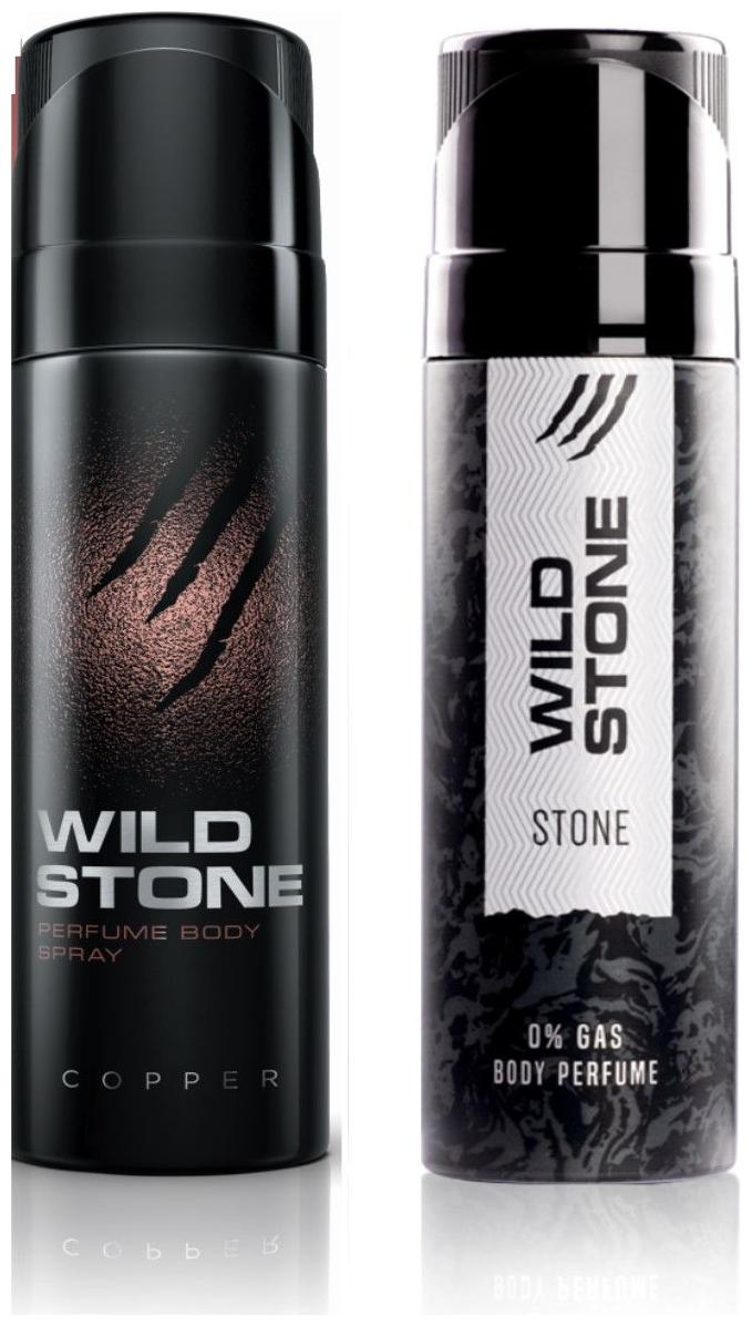 

Wild Stone Copper 120ml And Stone Perfume Body Spray For Men 120ml (Pack of 2)