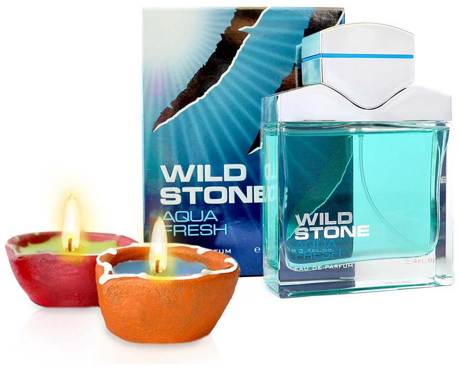 

Wild Stone Diwali Hamper with Aqua Fresh Perfume 100ml and 2 Diya) (Pack of 3)