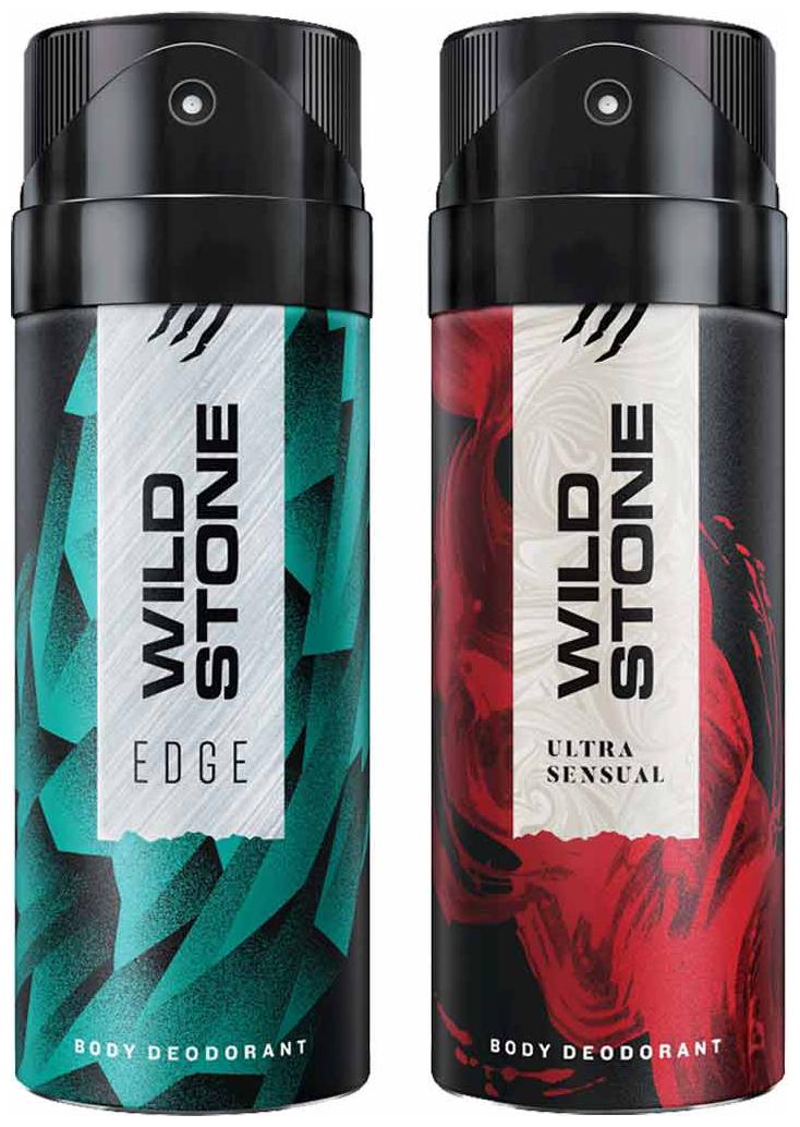 

Wild Stone Edge And Ultra Sensual Deodorant For Men 150 ml (Pack Of 2)