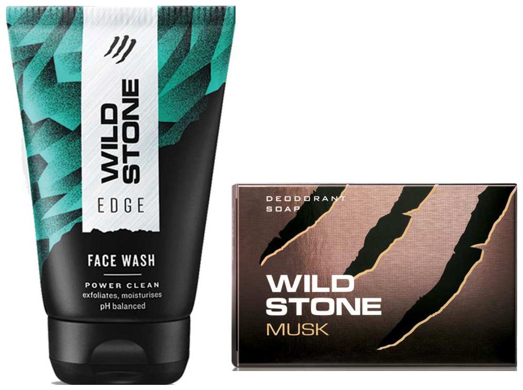 

Wild Stone Edge Face Wash (100 ml) and Musk Soap (125 g) For Men Pack of 2