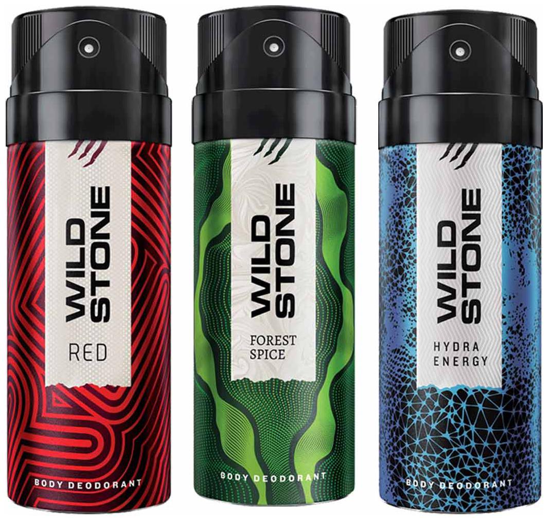 

Wild Stone Forest Spice Hydra Energy Red Deodorant (Pack Of 3)