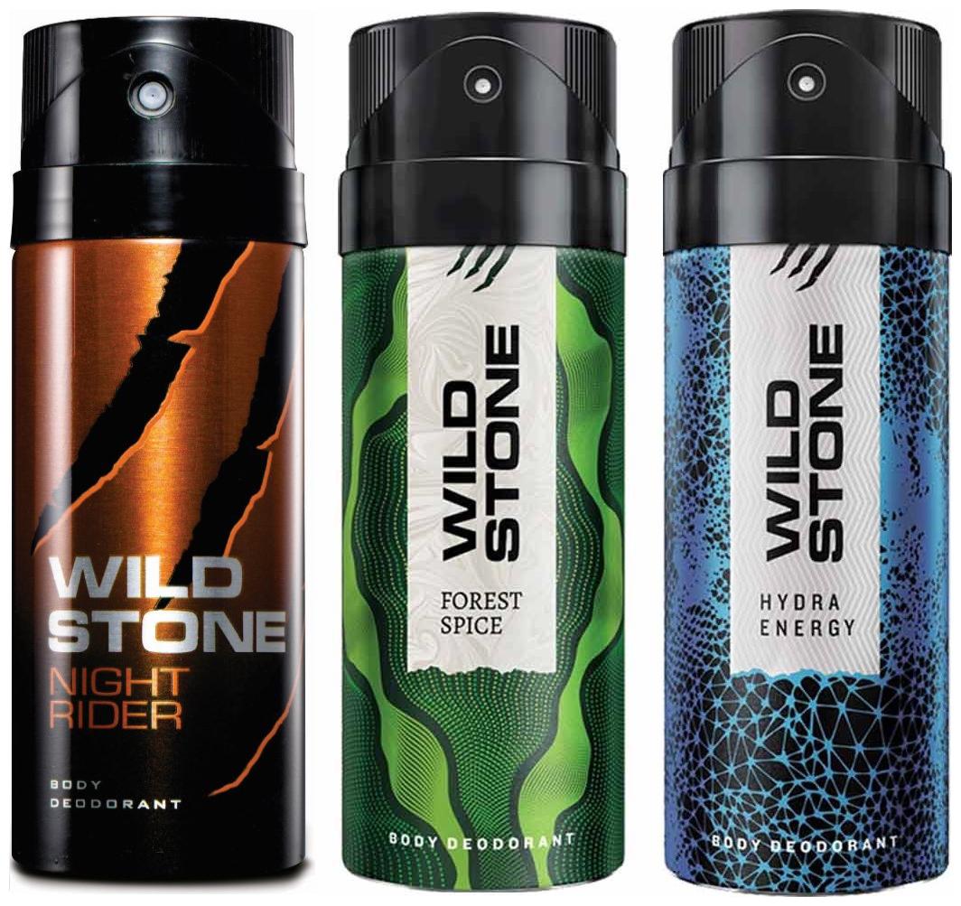 

Wild Stone Forest Spice Night Rider Hydra Energy Deodorant (Pack Of 3)
