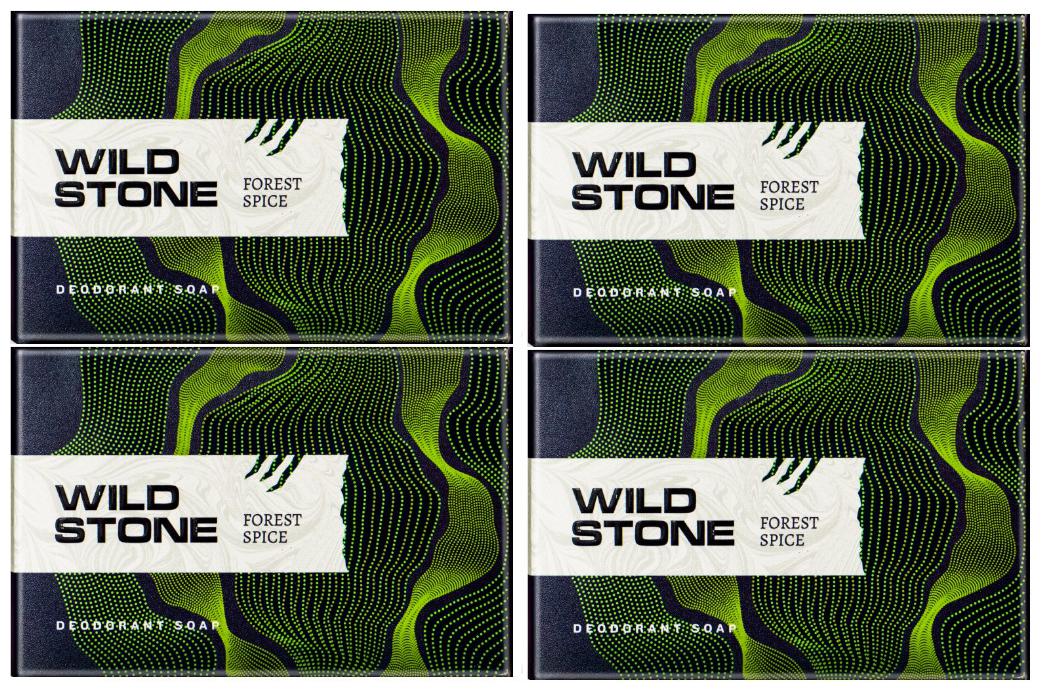 

Wild Stone Forest Spice Soap For Men 125 g each (Pack of 4)