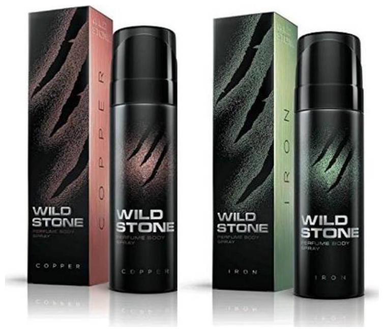 

Wild Stone Copper And Iron Perfume Body Spray Combo Pack 2 (120 ml Each)