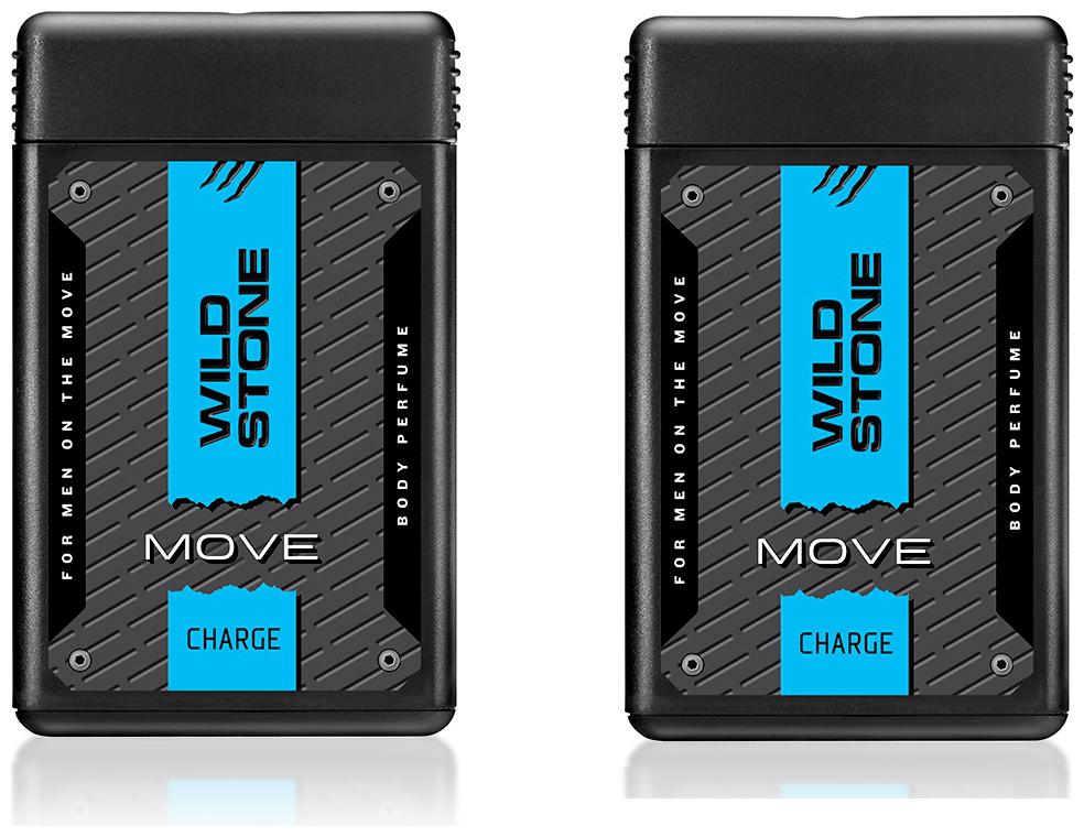 

Wild Stone Move Charge Pocket Perfumes For Men - 18 ml each (Pack of 2)