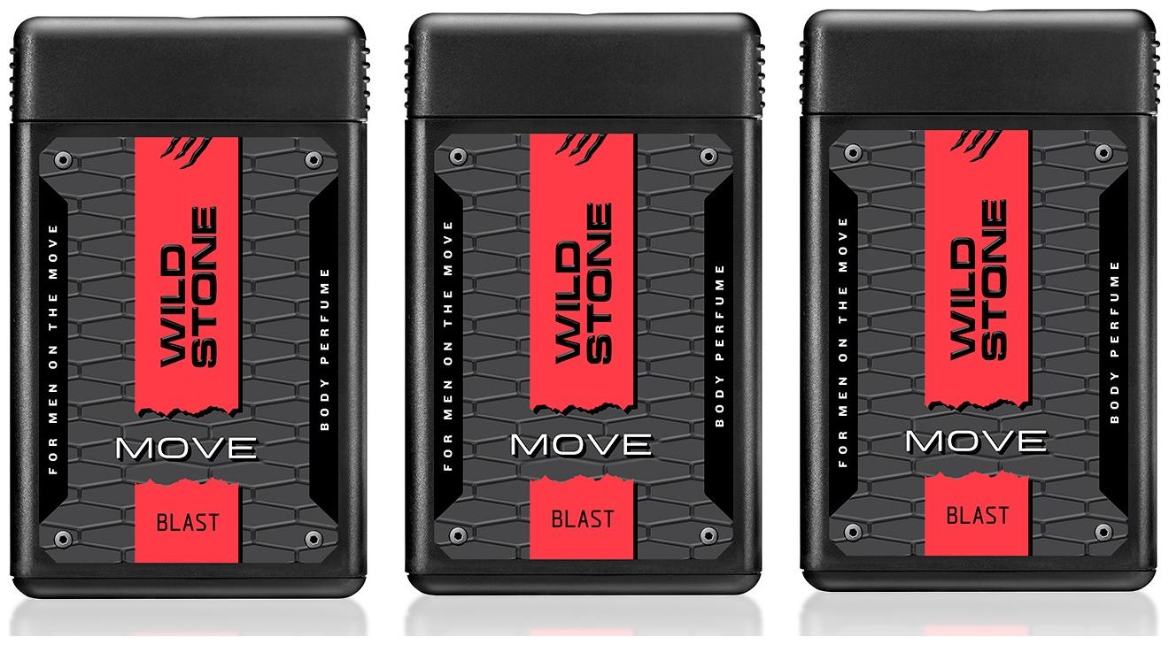 

Wild Stone Move Blast Pocket Perfumes For Men - 18 ml each (Pack of 3)