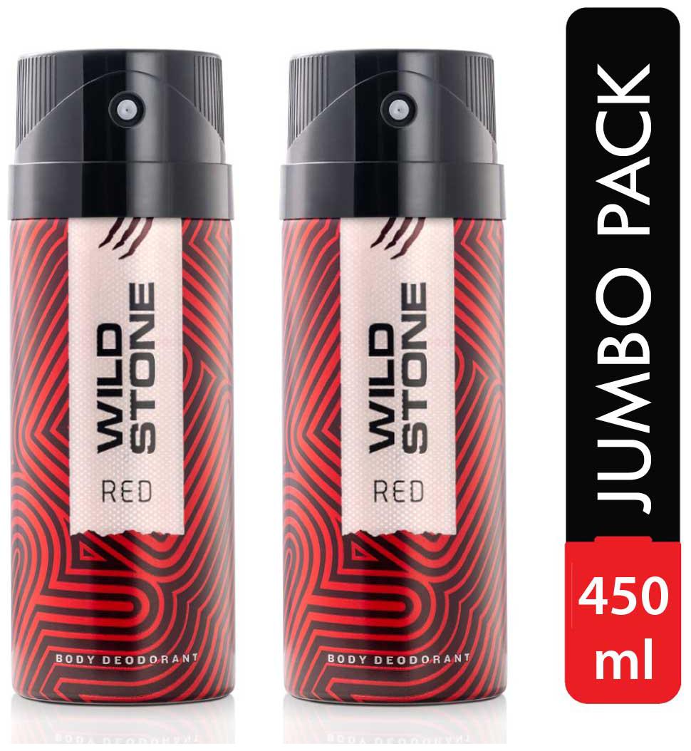 

Wild Stone Red Deodorant for Men 225 ml each (Pack of 2)