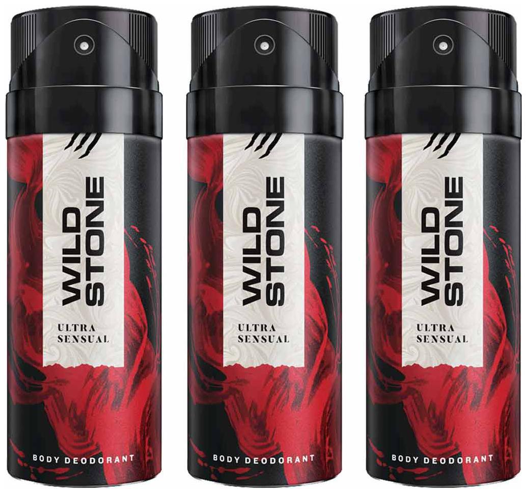 

Wild Stone Ultra Sensual Deodorant Pack Of 3