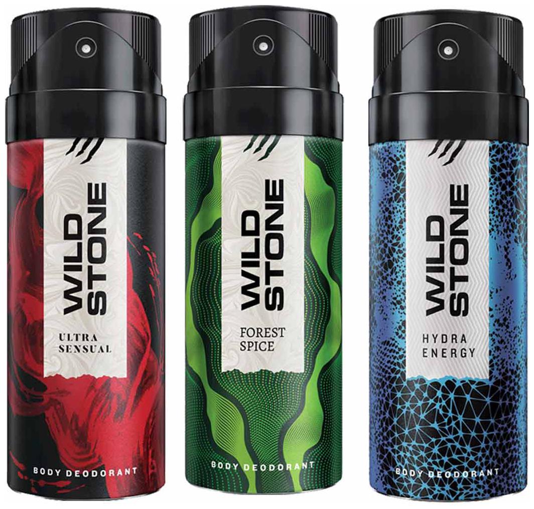 

Wild Stone Ultra Sensual Forest Spice Hydra Energy Deodorant (Pack Of 3)