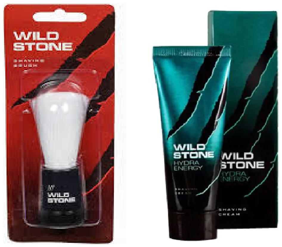 

Wild Stone Ultra Sensual Shaving Brush 30g And Hydra Energy Shaving Cream 70g (Pack of 2)