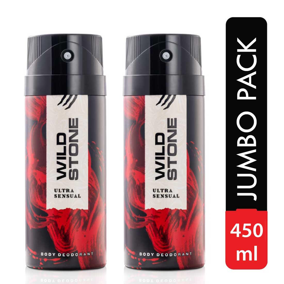 

Wild Stone Ultra Sensual Deodorant for Men 225 ml each (Pack of 2)