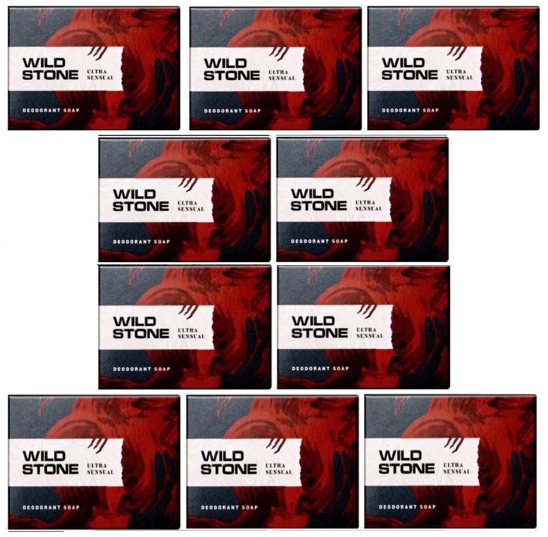 

Wild Stone Ultra Sensual Soap Combo for Men Pack of 10 (100 g each)