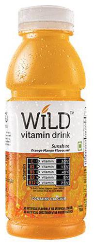 

Wild Vitamin Drink - Orange Mango 300 ml