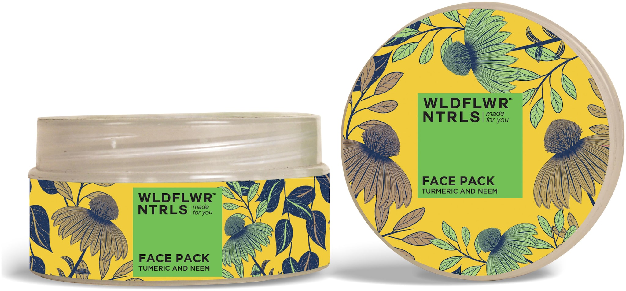 

Wildflower Naturals Turmeric and Neem Face Pack for Radiance-80g