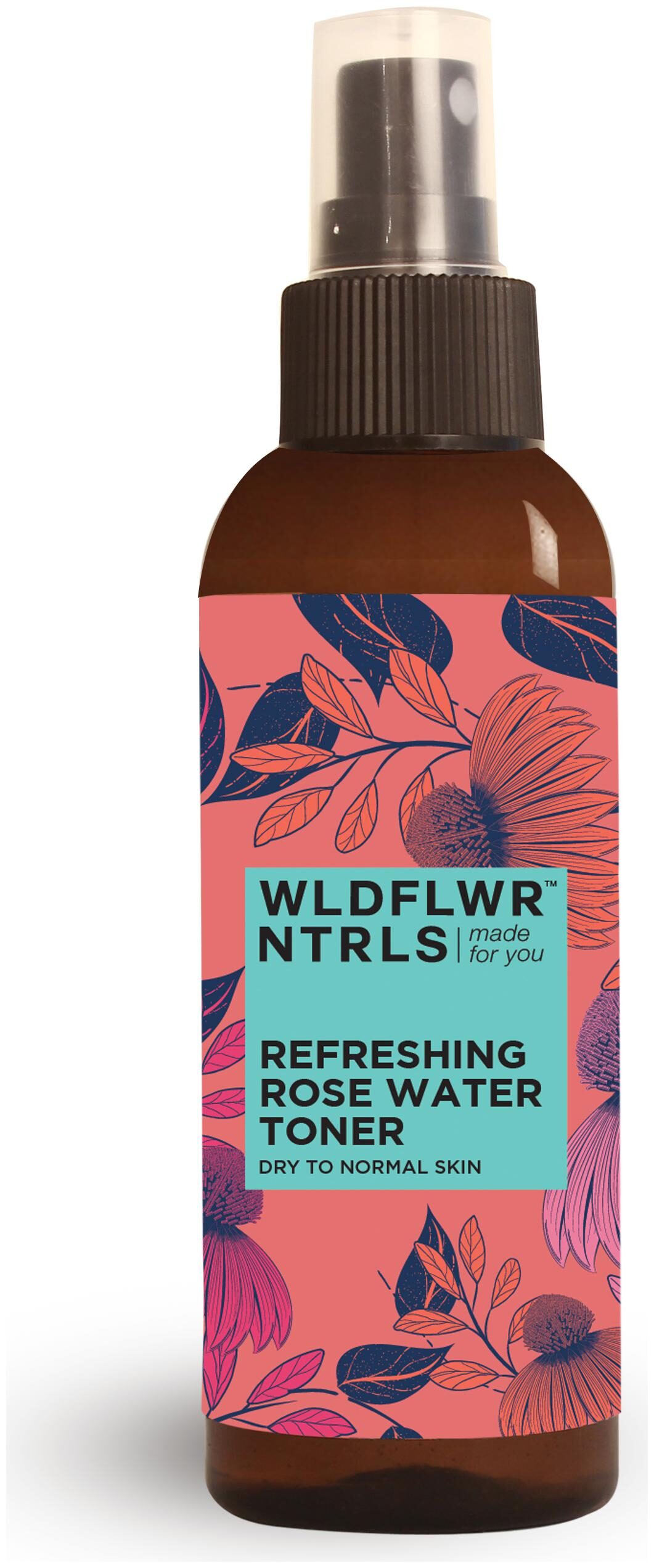 

Wildflower Naturals Refreshing Rose Water Toner for Dry to Normal Skin-100ml