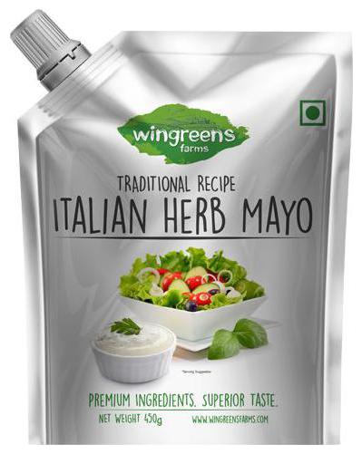 

Wingreens Farms Mayo - Italian Herb 450 g