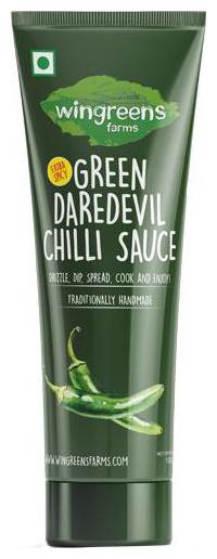

Wingreens Farms Sauce - Green Daredevil Chilli 100 g