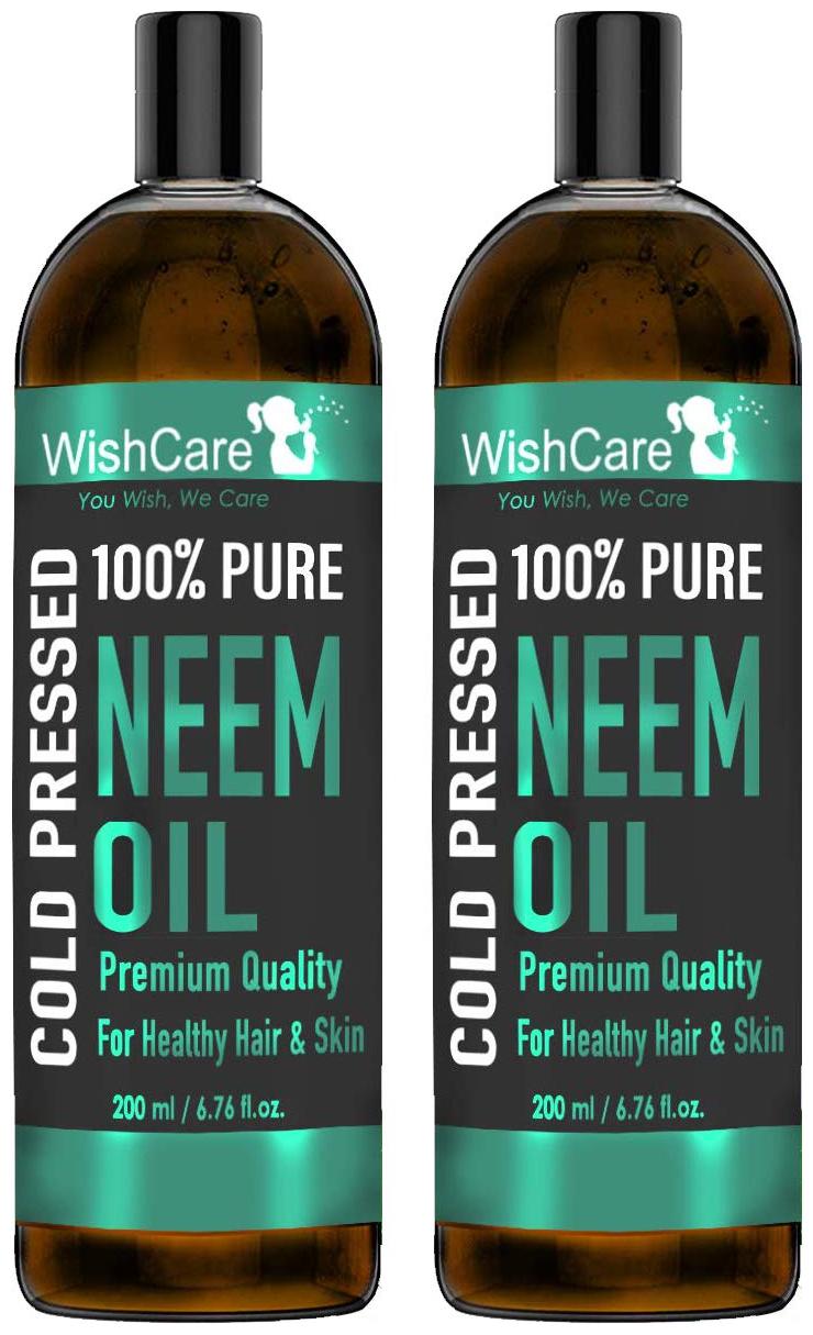 

Wishcare Cold Pressed Neem Hair Oil 200 ml Pack of 2