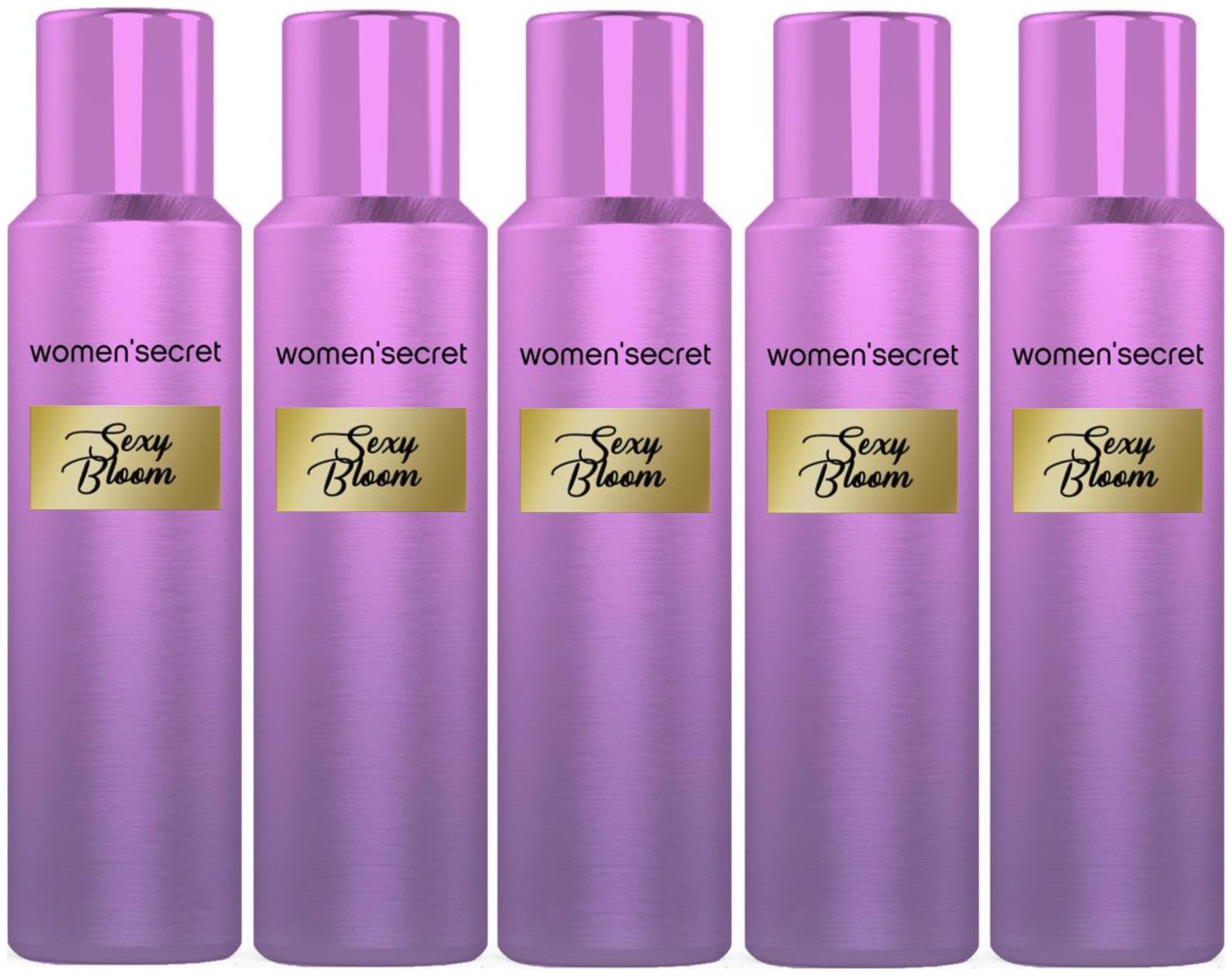 

WOMENS SECRET SEXY BLOOM Deodorant Spray 100ml (Pack of 5)