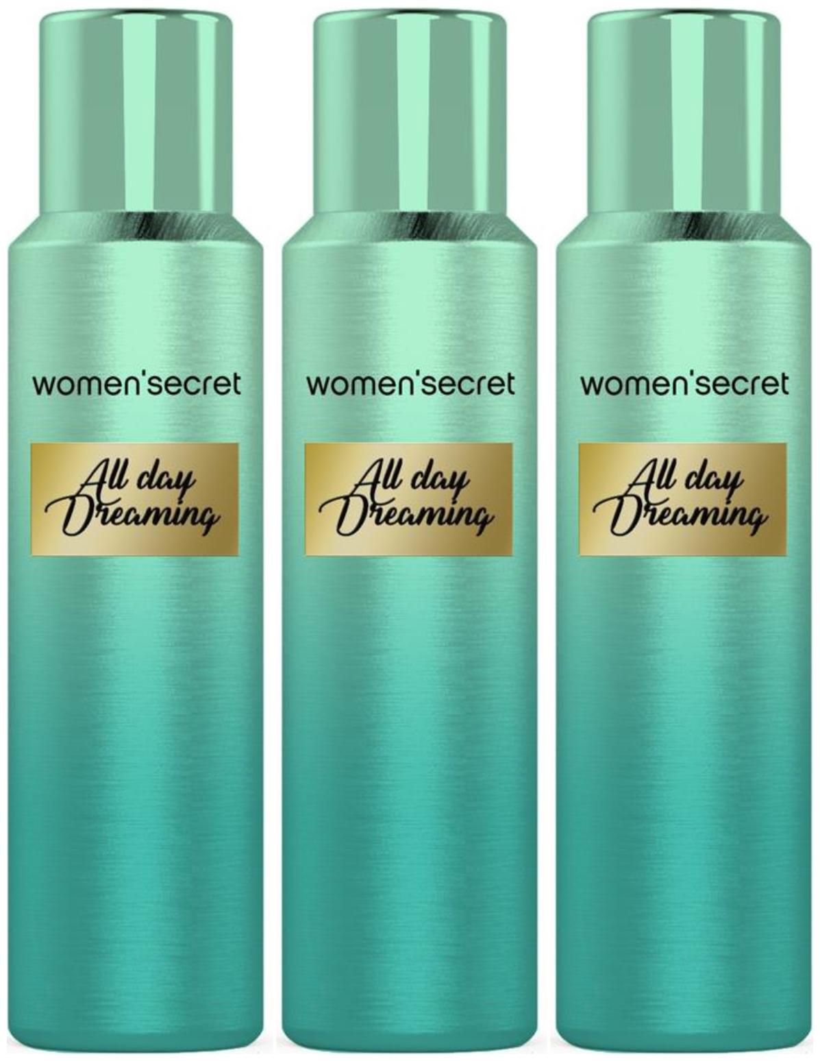 

WOMENS SECRET ALL DAY DREAMING Deodorant Spray 100ml (Pack of 3)