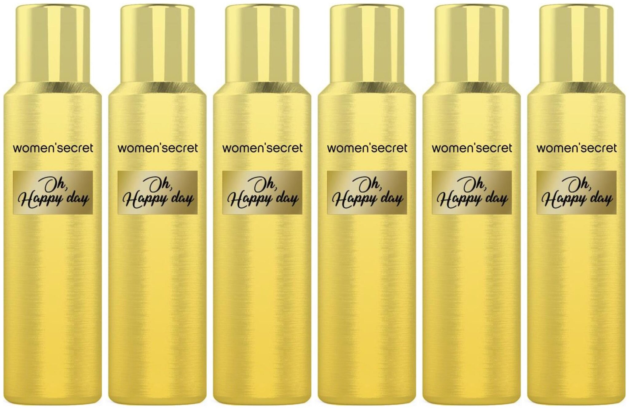 

WOMENS SECRET OH HAPPY DAY Deodorant Spray 100ml Pack of 6