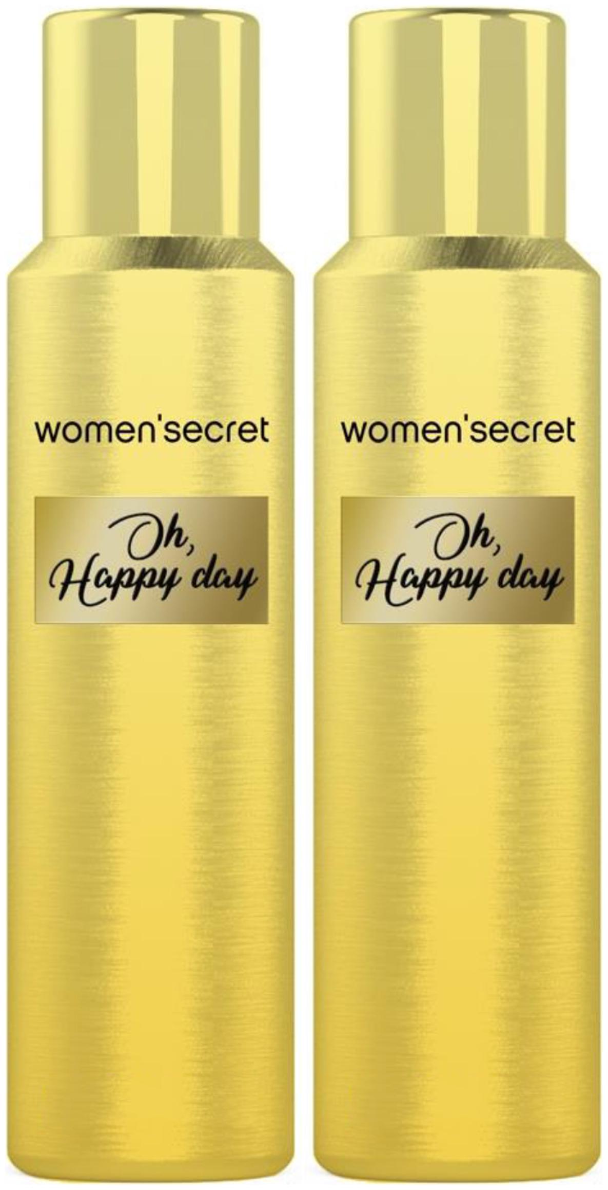 

WOMENS SECRET OH HAPPY DAY Deodorant Spray 100ml (Pack of 2)