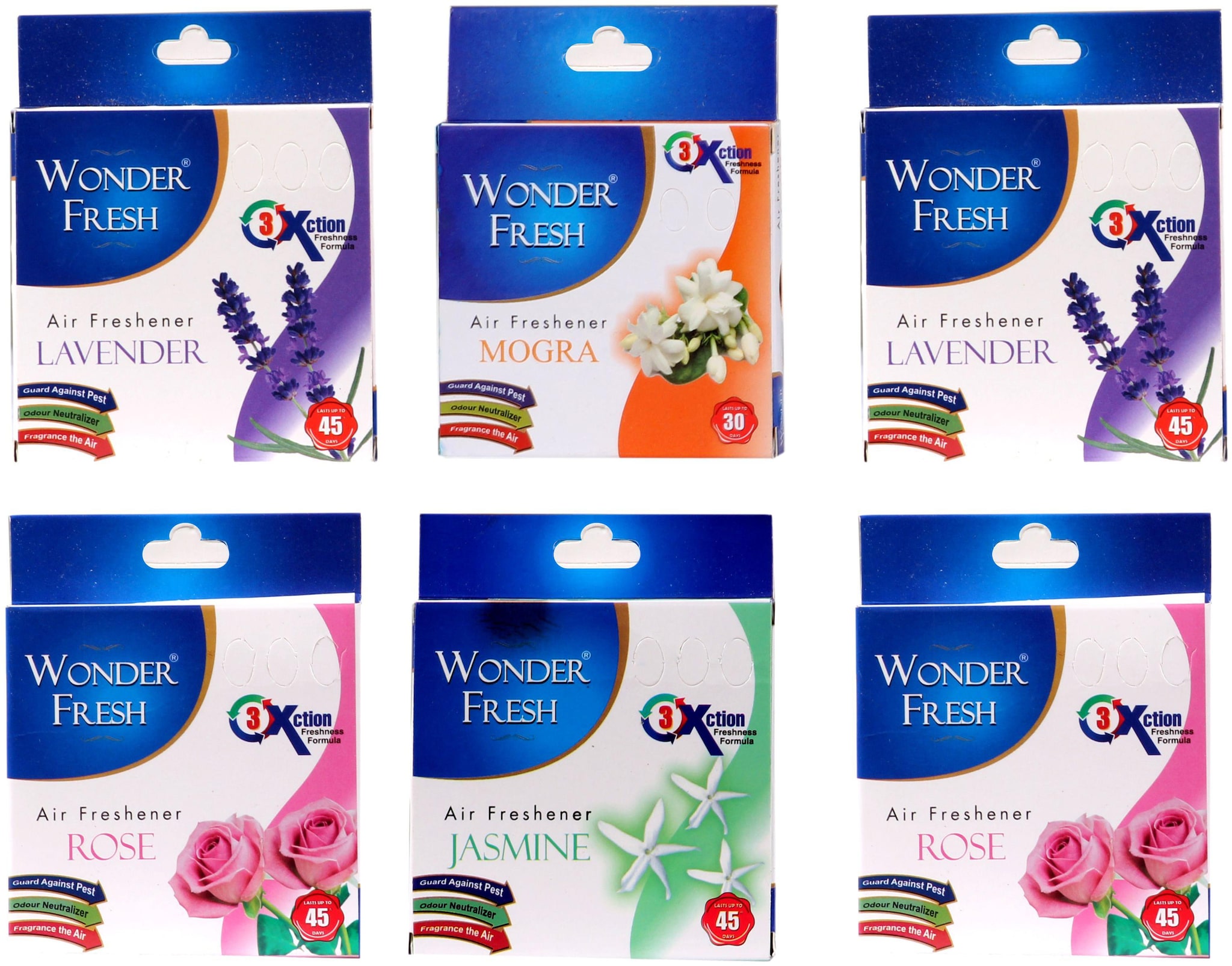 

Wonder Fresh Air Freshener 100g - (Pack Of 6 )