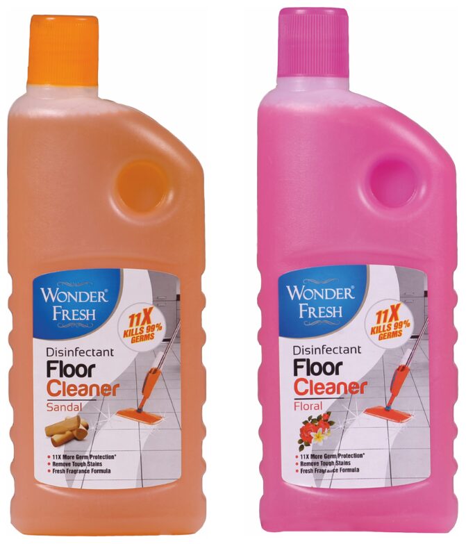 

Wonder Fresh Floor Cleaner Sandal 500 ml and Floral 500 ml ( Pack of 2)