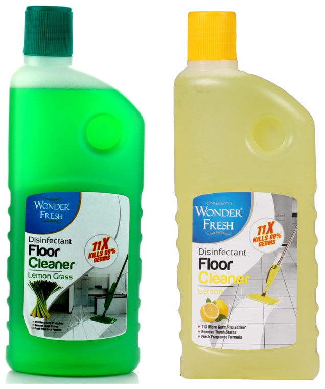 

Wonder Fresh Floor Cleaner Lemon Grass 500 ml and Lemon 500 ml (Pack of 2)