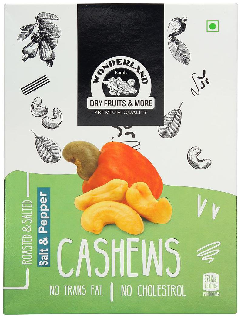 

Wonderland Cashew Salt Pepper BP 200g Box