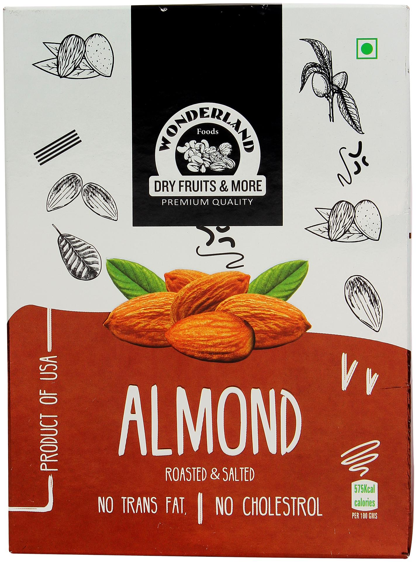 

Wonderland Roasted Salted Almonds 200g Box
