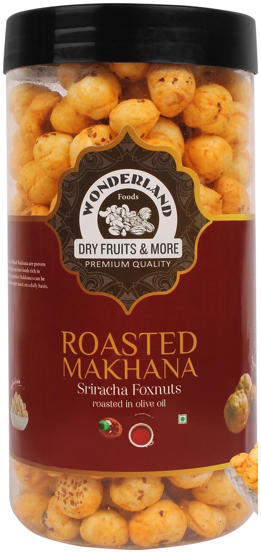 

Wonderland Roasted Makhana Sriracha Foxnuts 100g
