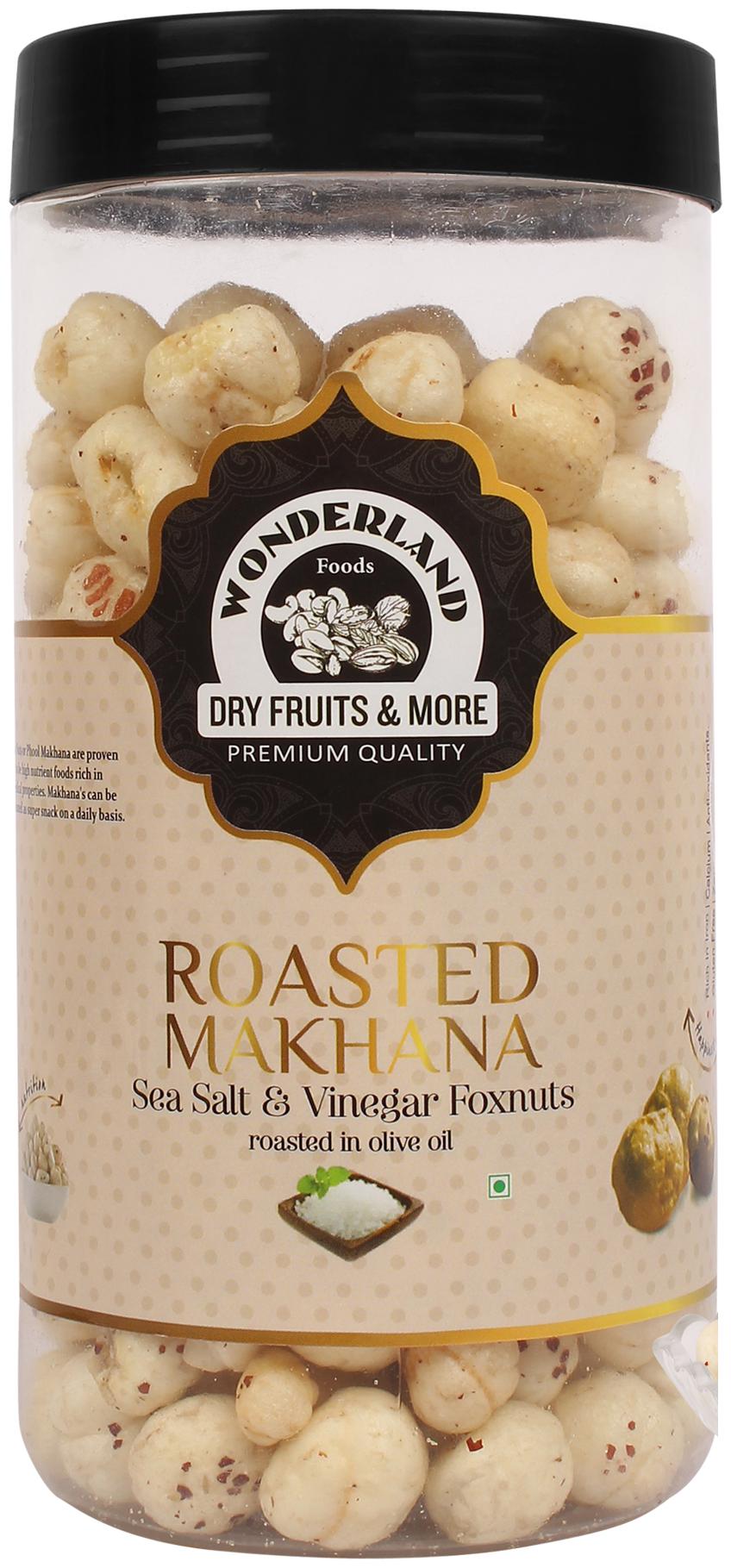 

Wonderland Roasted Makhana Sea Salt Vinegar Foxnuts 100g