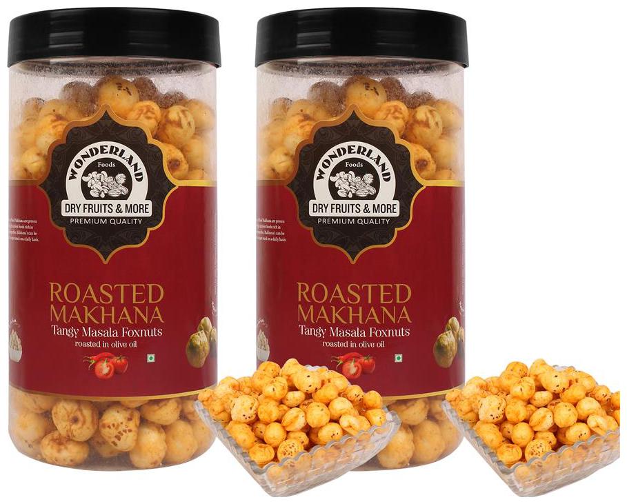 

Wonderland Roasted Makhana Tangy Masala Foxnuts 200 G