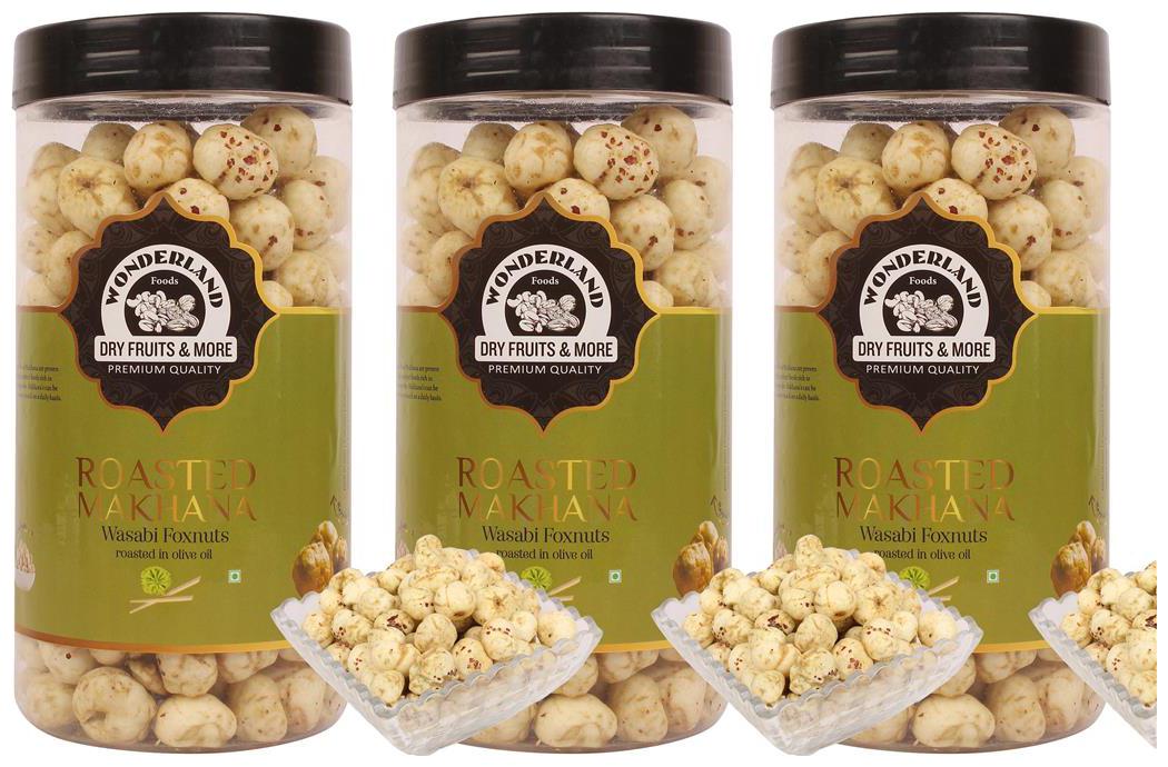

Wonderland Roasted Makhana Wasabi Foxnuts 300 G