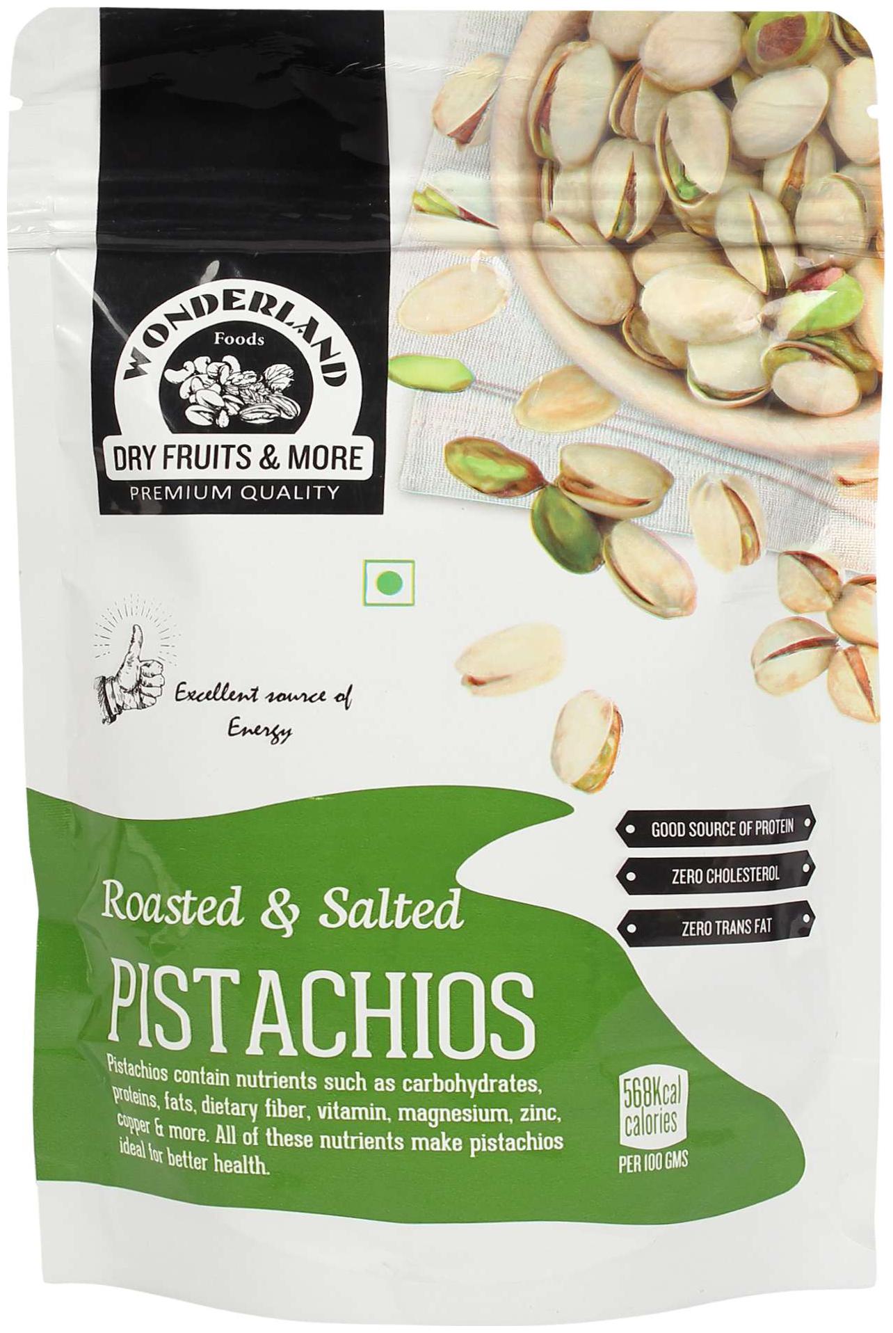 

Wonderland Roasted Salted Jumbo Pistachios 200g