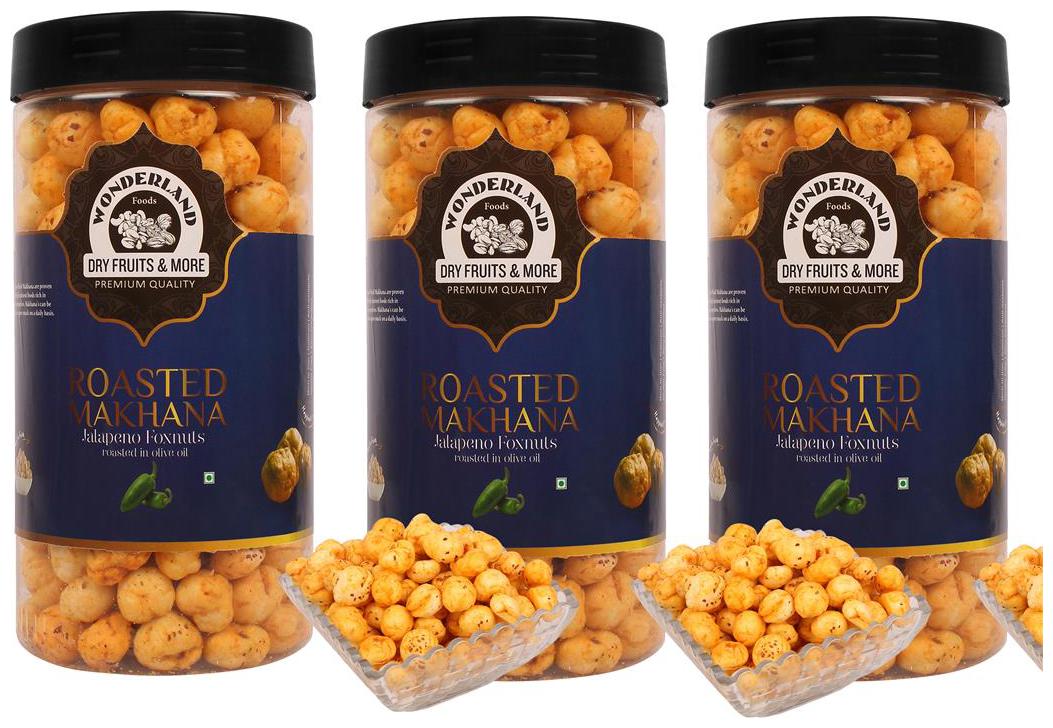 

Wonderland Roasted Makhana Jalapeno Fox Nut 300G