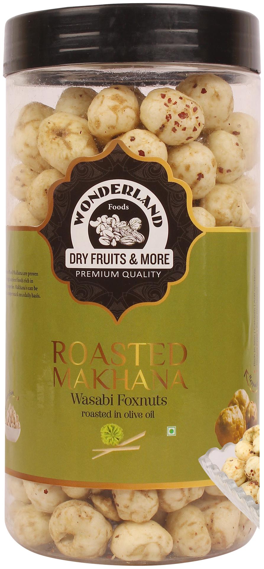 

Wonderland Roasted Makhana Wasabi Foxnuts 100g