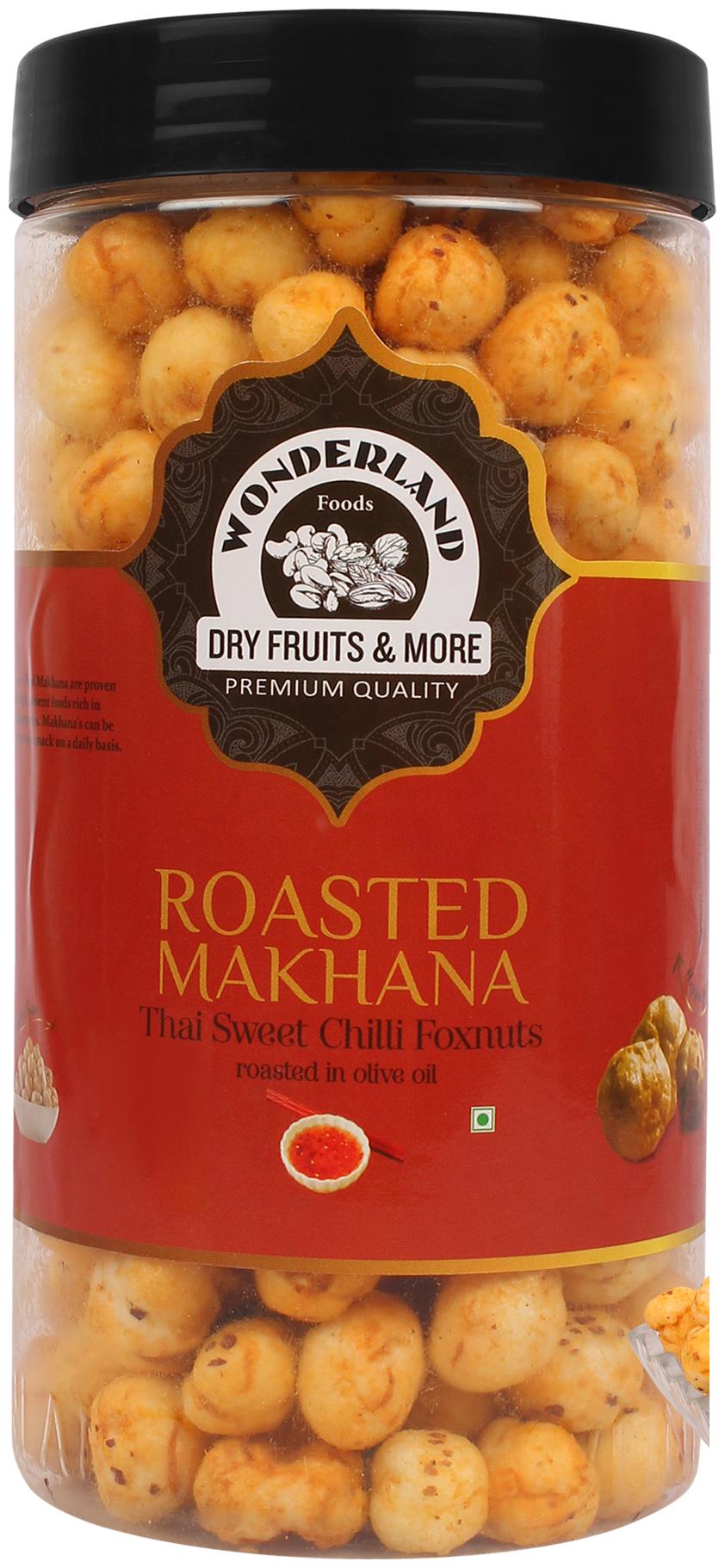 

Wonderland Roasted Makhana Thai Sweet Chilli Fox Nut 100g