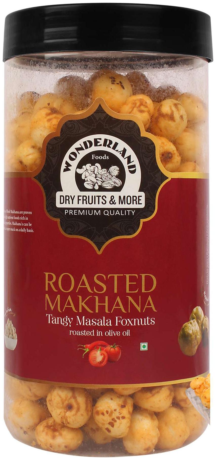 

Wonderland Roasted Makhana Tangy Masala Foxnuts 100g