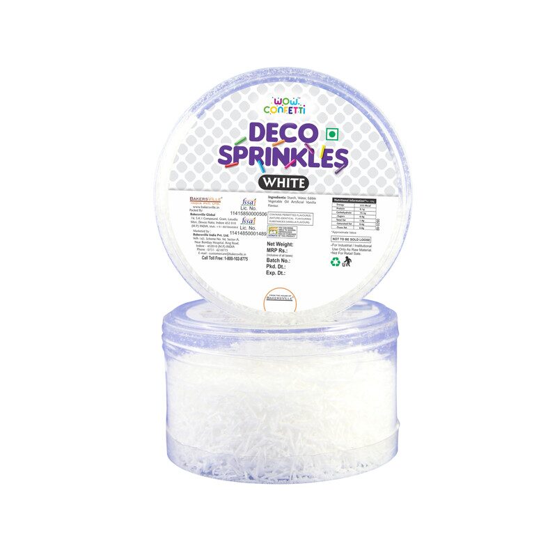 

Wow Confetti Deco Sprinkles White 30 g (Pack of 1)