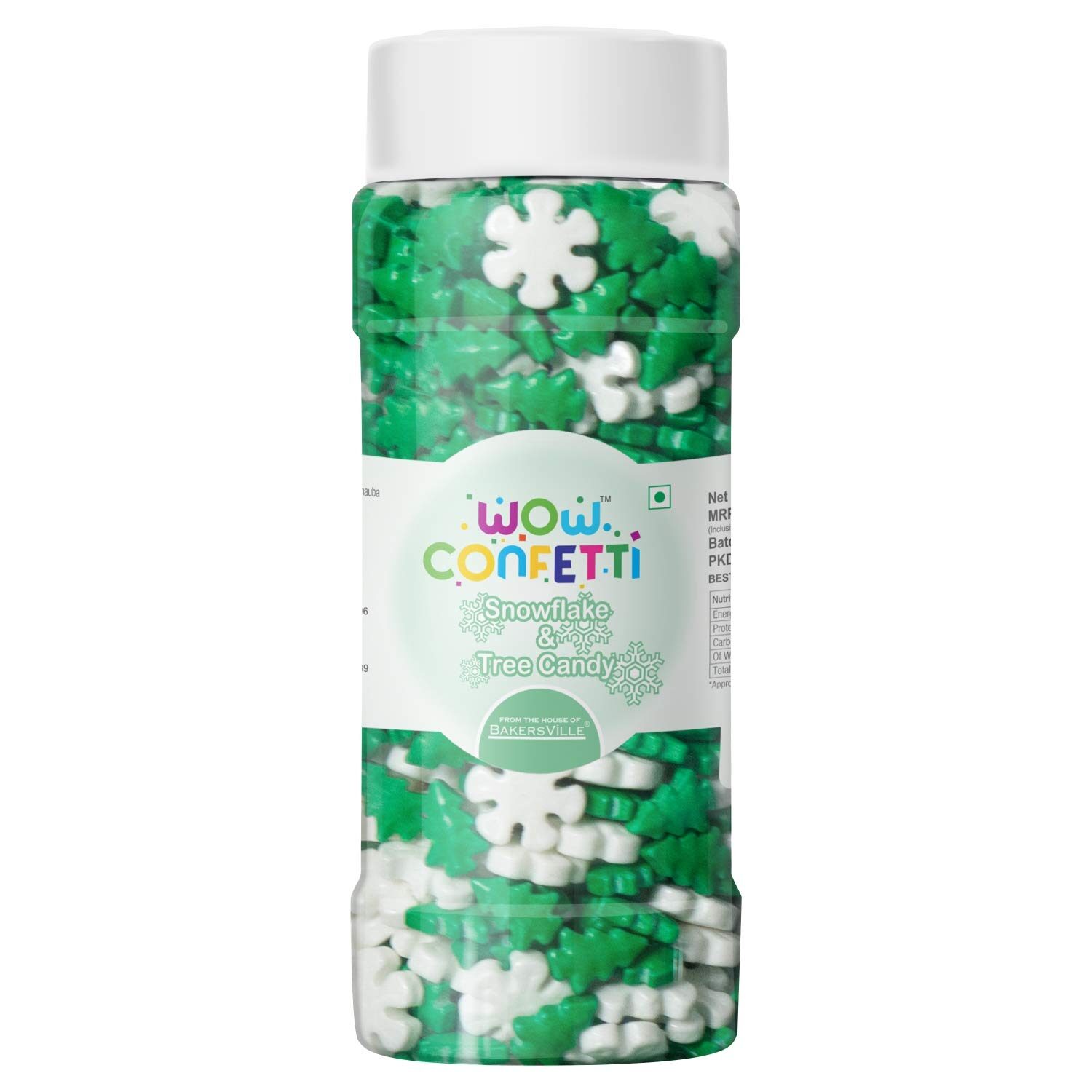 

Wow Confetti (Snowflake Tree Candy) Christmas Special 125 g ( Pack of 1 )