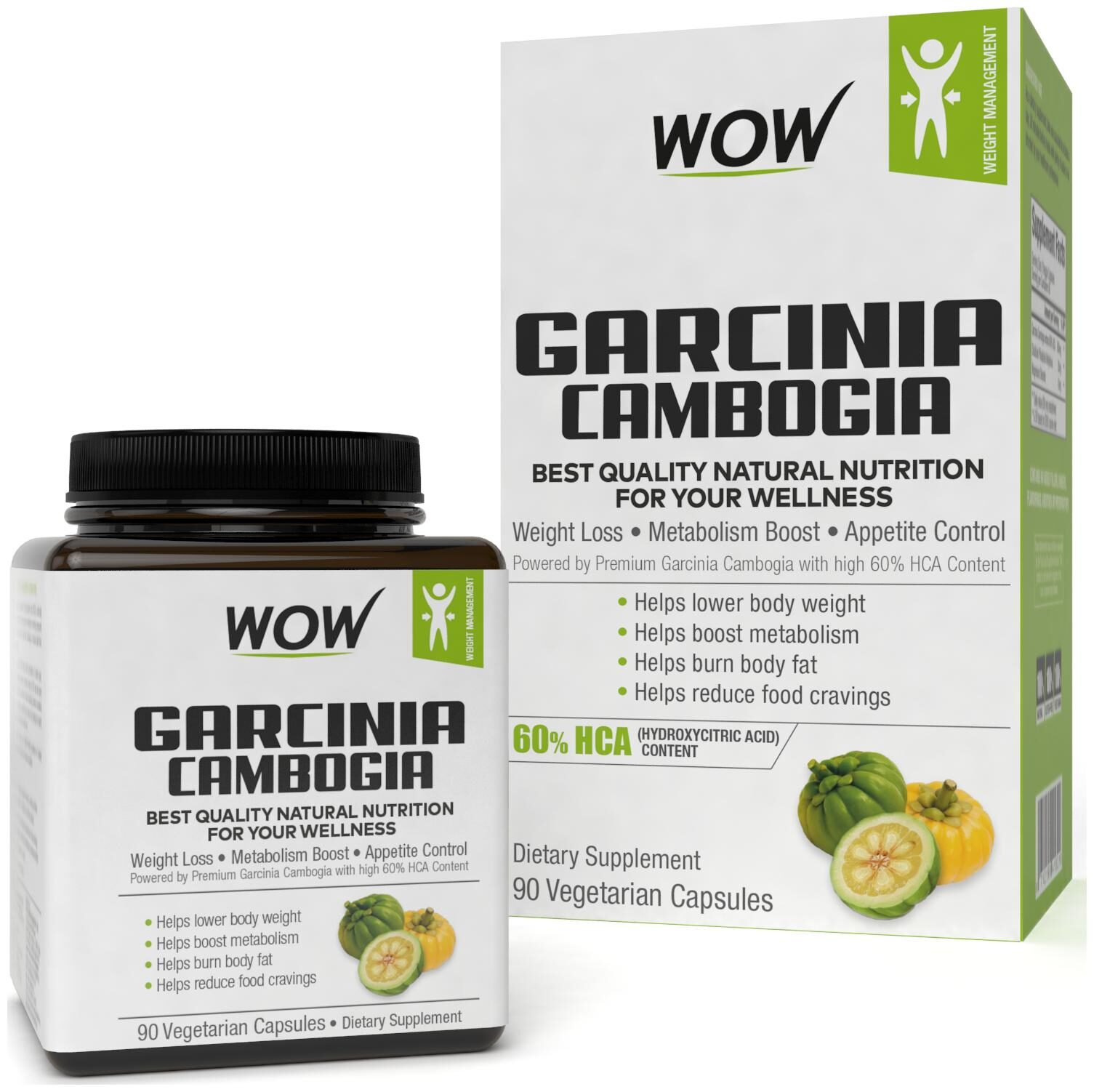 

WOW Life Science Garcinia Cambogia Capsules 60 Capsules