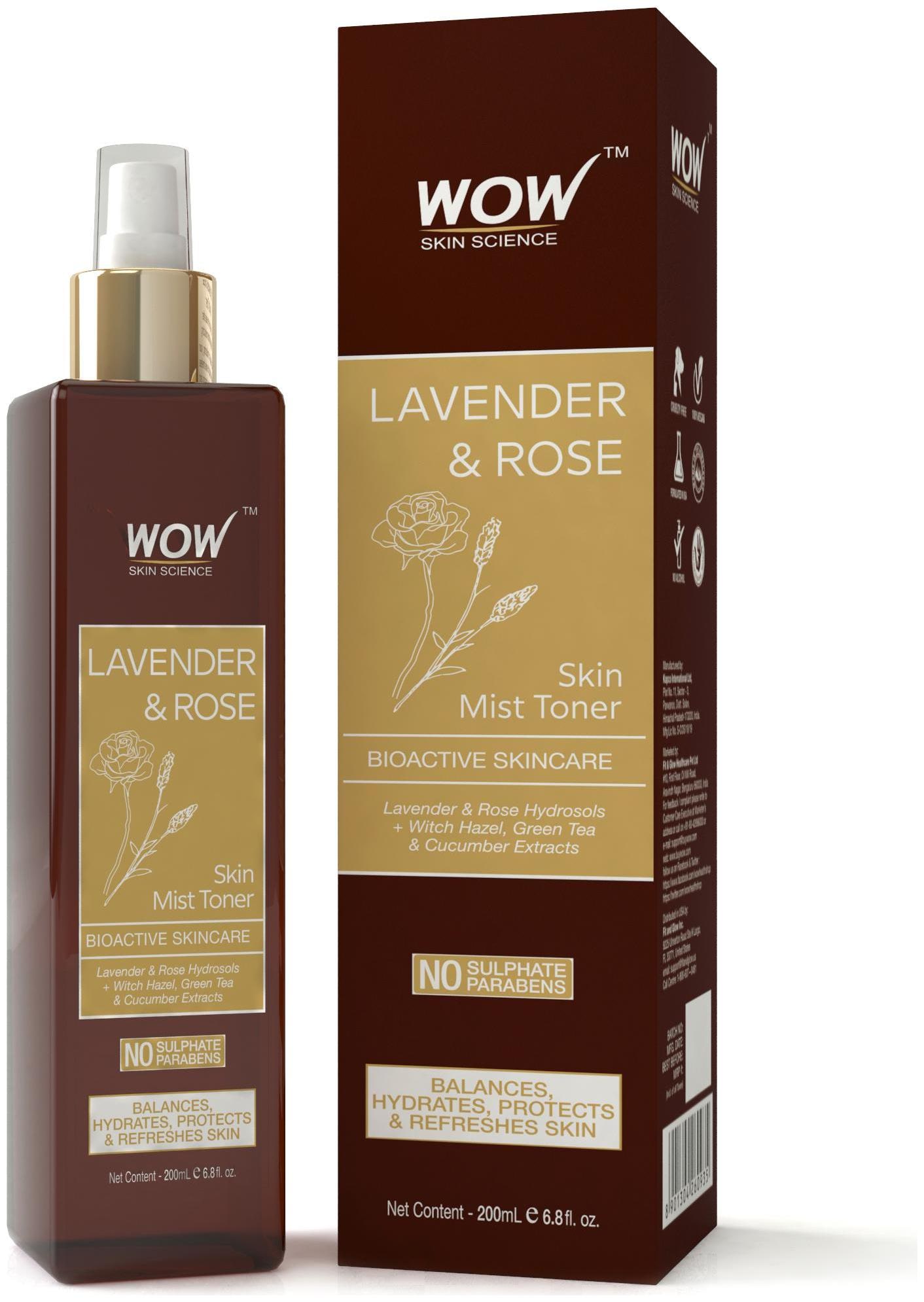 

Wow Skin Science Lavender Rose Skin Mist Toner 200 ml