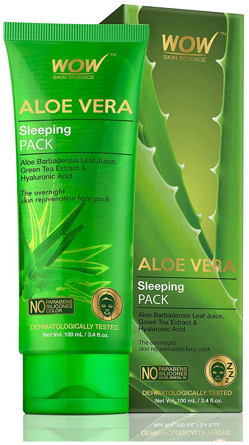 

Wow Skin Science Aloe Vera Sleeping Pack 100 ml Tube