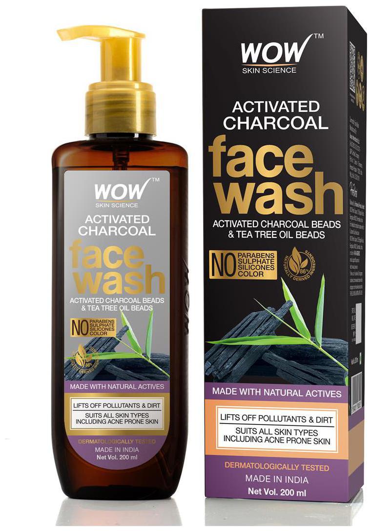

WOW Skin Science Activated Charcoal Face Wash 200ml (Pack of 1)
